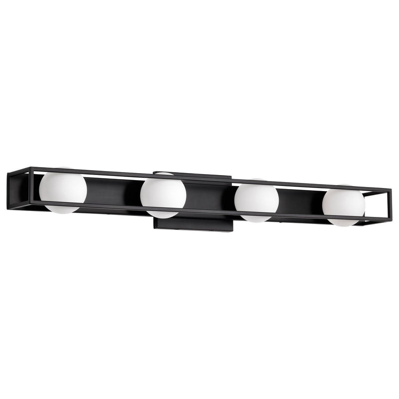 Jenkins 4-Light LED Bath Vanity Light in Matte Black