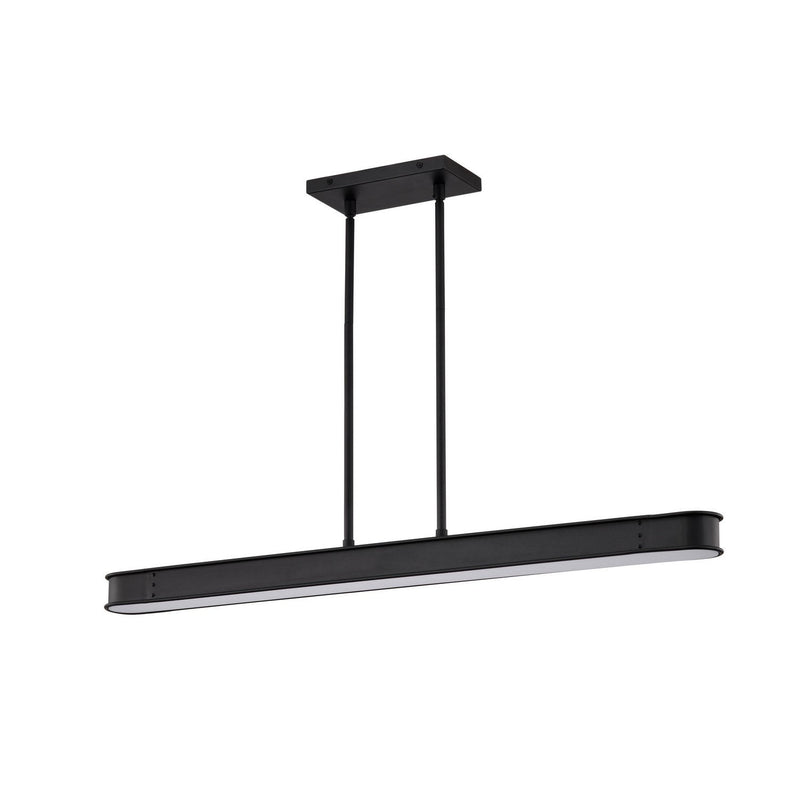 Longford 36" LED Linear Pendant in Textured Black