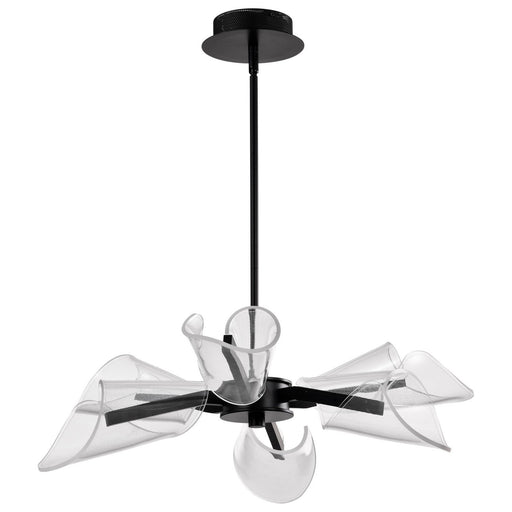 Sedona 6-Light LED Chandelier in Matte Black