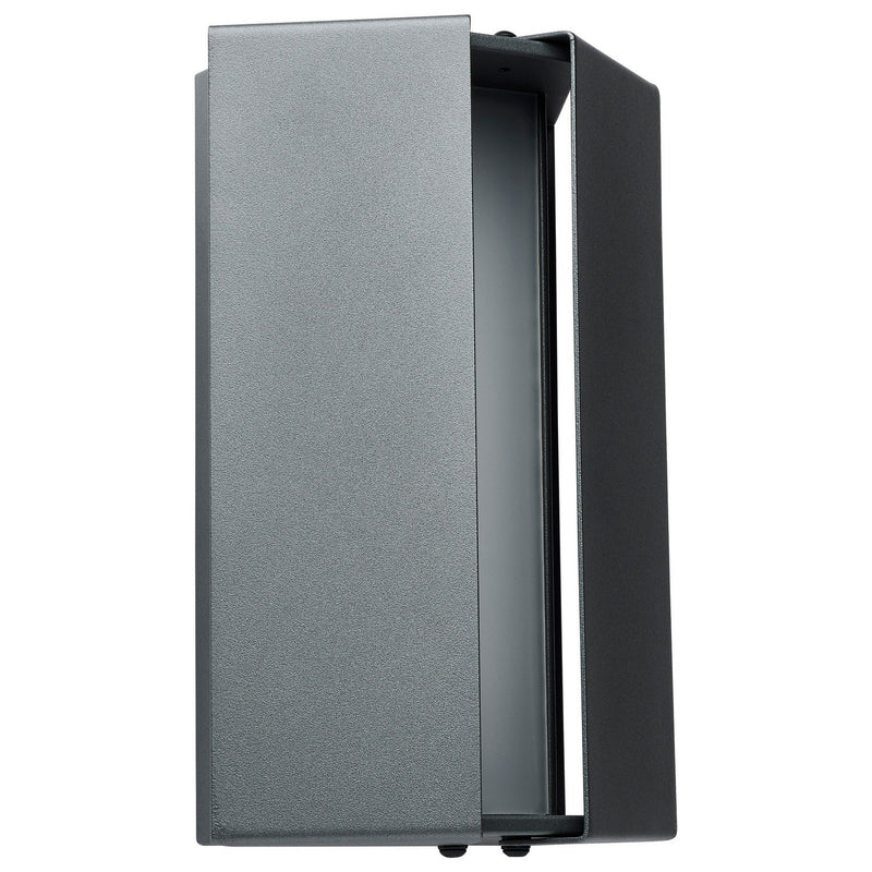 Peak LED Wall Sconce in Matte Gray