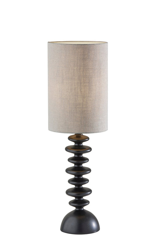 Beatrice 28.5" Table Lamp in Matte Black Polyresin
