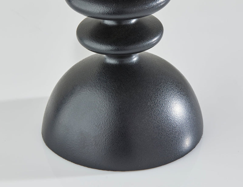 Beatrice 28.5" Table Lamp in Matte Black Polyresin