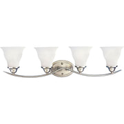 Trinity 4-Light Bath Vanity Light in Brushed Nickel