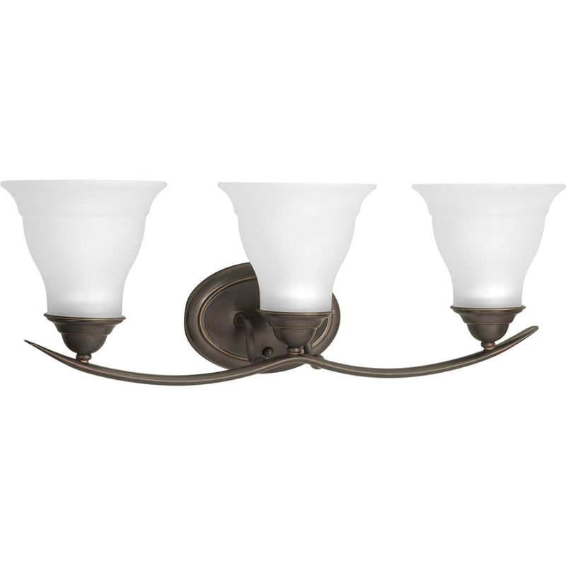 Trinity 3-Light Bath Vanity Light in Antique Bronze