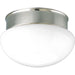 Fitter Two Light Flush Mount in Brushed Nickel