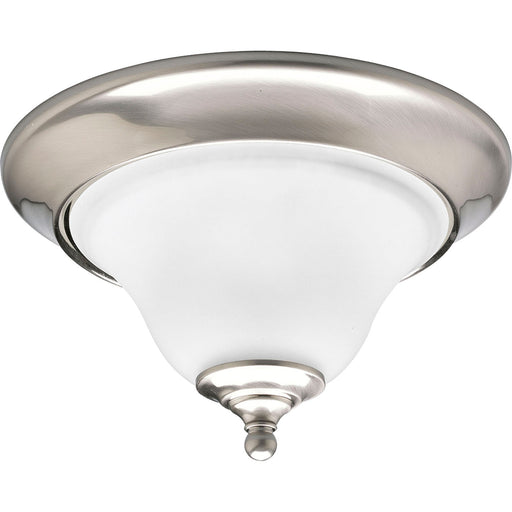 Trinity One Light Flush Mount in Brushed Nickel