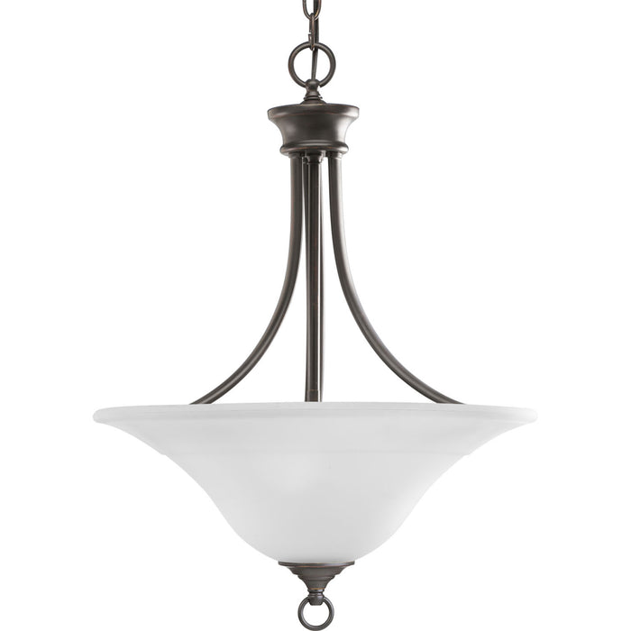 Trinity Three Light Foyer Pendant in Antique Bronze
