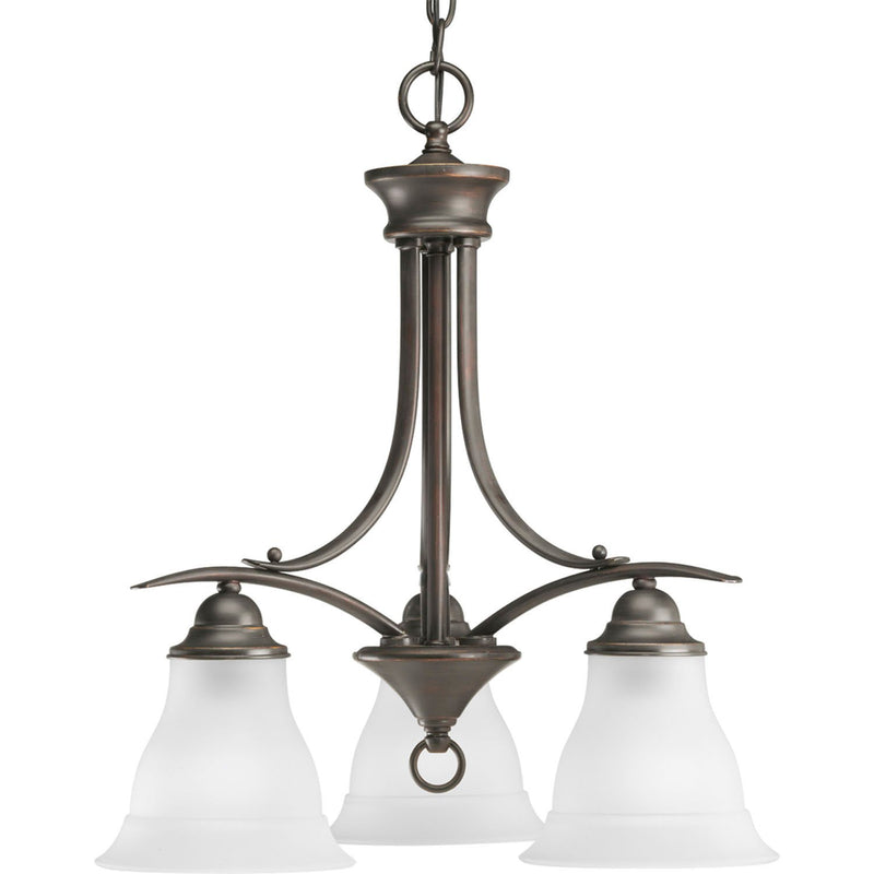 Trinity 3-Light Chandelier in Antique Bronze