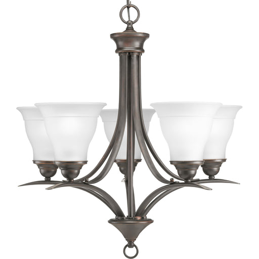 Trinity Five Light Chandelier in Antique Bronze