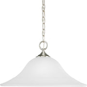 Trinity 18" Pendant in Brushed Nickel
