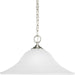 Trinity One Light Pendant in Brushed Nickel