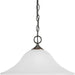 Trinity One Light Pendant in Antique Bronze