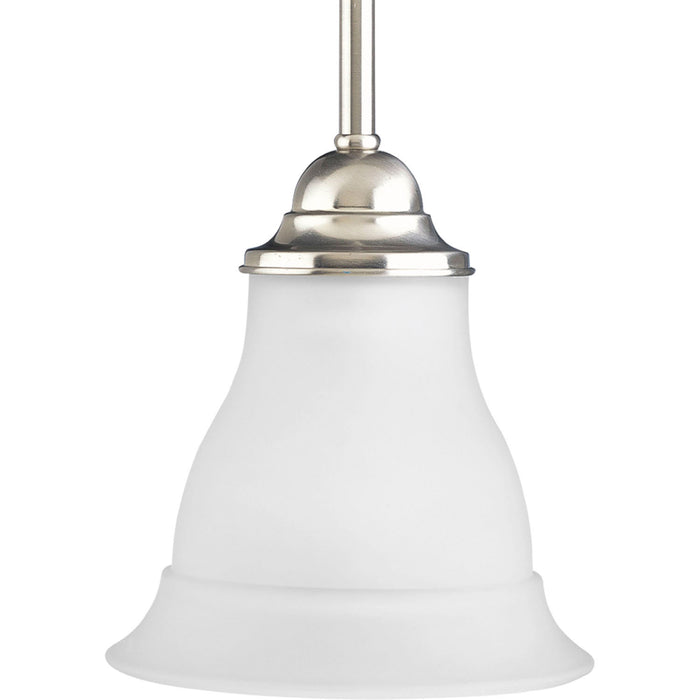 Trinity One Light Pendant in Brushed Nickel