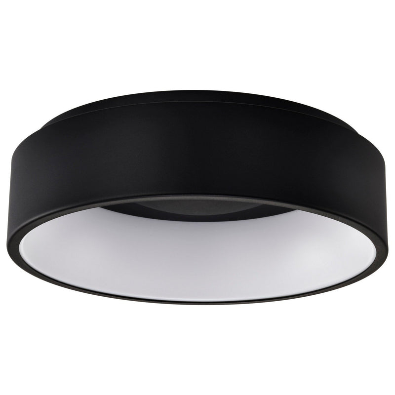 Orbit 18" Color-Selectable LED Flush Mount in Black