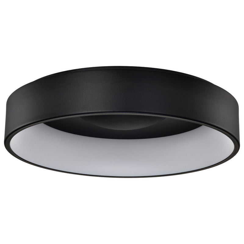 Orbit 24" LED Flush Mount in Black