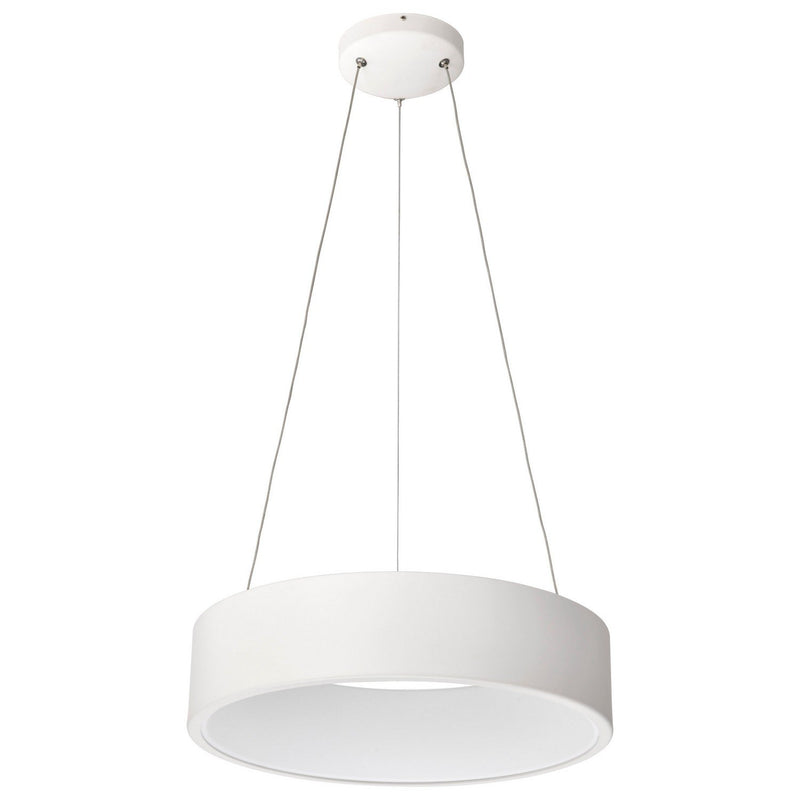 Orbit 18" LED Pendant in White