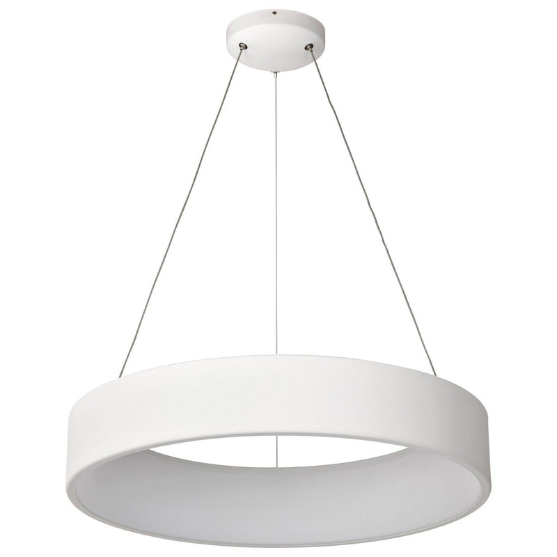 Orbit 24" LED Pendant in White
