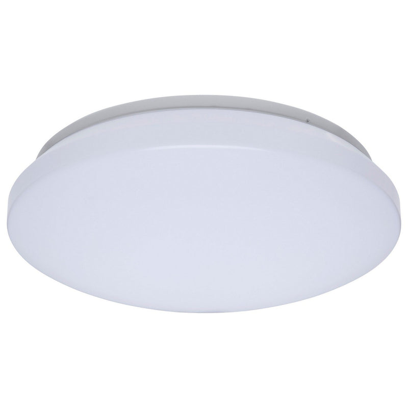 11" Round LED Flush Mount in White