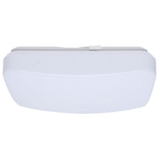 11" Square LED Flush Mount, Optional Motion Sensor in White