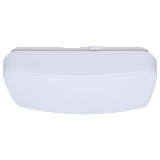 11" Square LED Flush Mount, Optional Motion Sensor in White