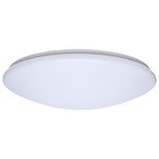 19" Round LED Flush Mount in White