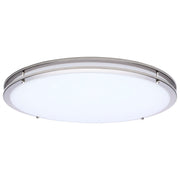 Glamour 24" LED Flush Mount in Brushed Nickel