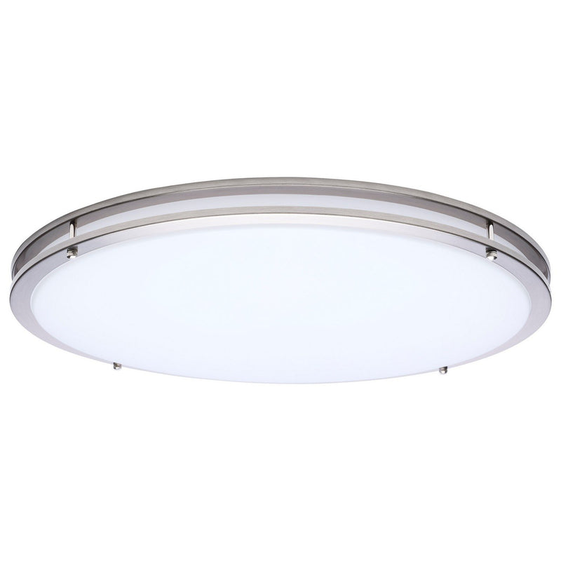 Glamour 24" LED Flush Mount in Brushed Nickel