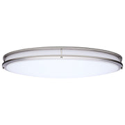 Glamour 32" LED Flush Mount in Brushed Nickel