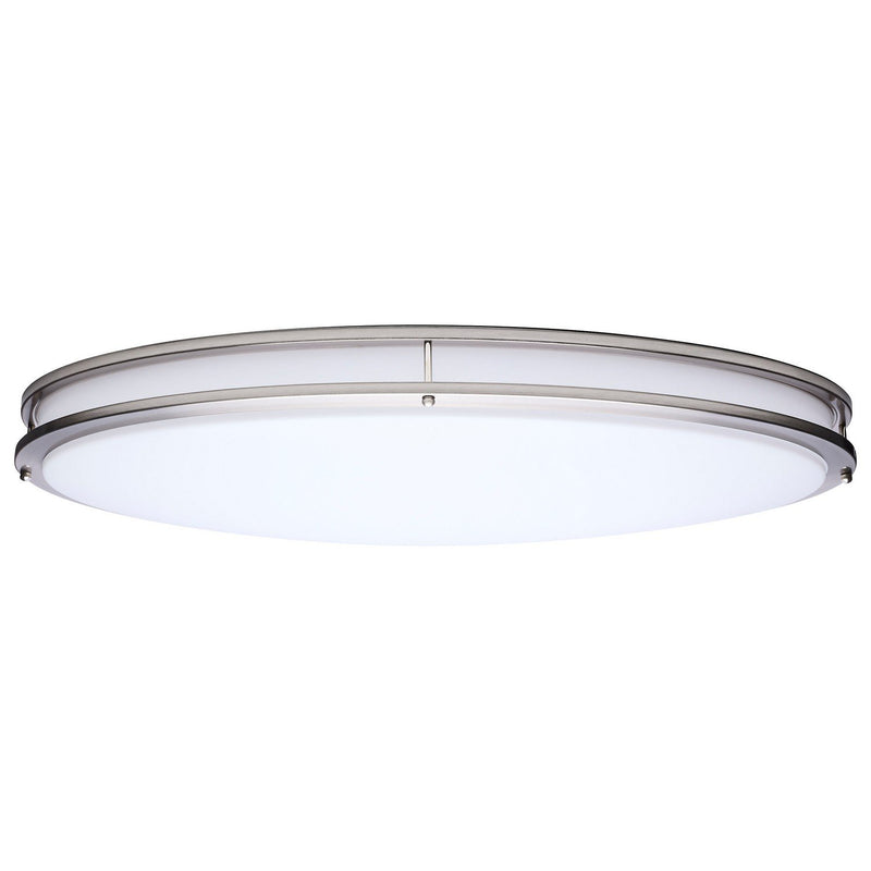 Glamour 32" LED Flush Mount in Brushed Nickel