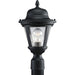 Westport One Light Post Lantern in Textured Black