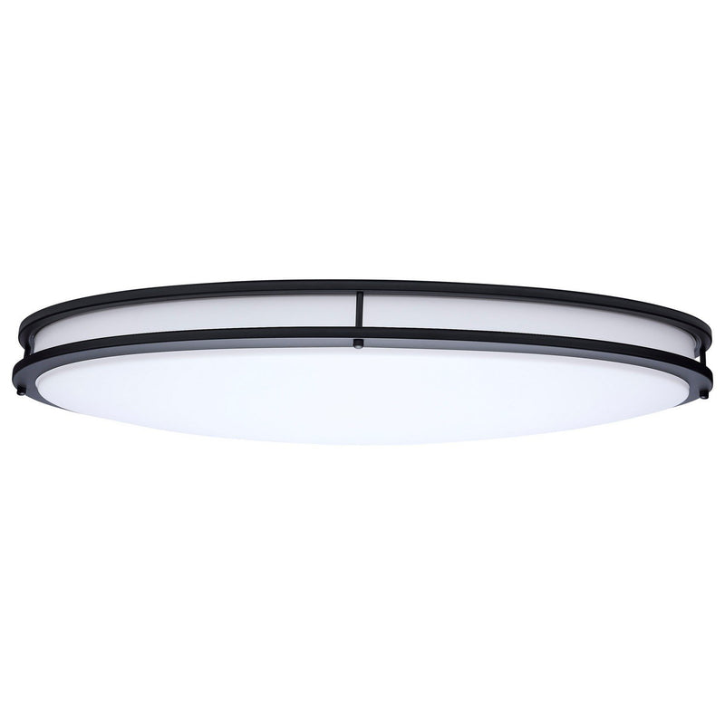 Glamour 32" LED Flush Mount in Black