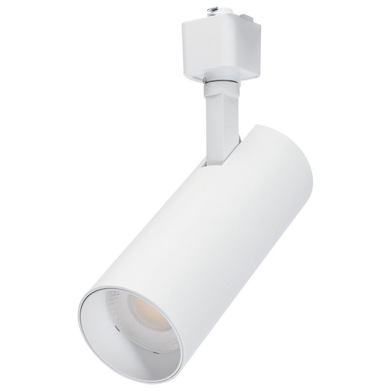 2.43" LED Track Head, 5.88" Tall in Matte White
