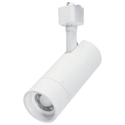 2.43" H-Type LED Track Head, Flood or Zoom Beam in Matte White