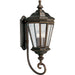 Crawford Three Light Large Wall Lantern in Oil Rubbed Bronze