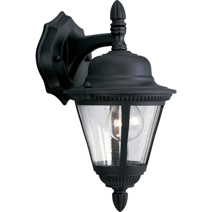 Westport One Light Wall Lantern in Textured Black