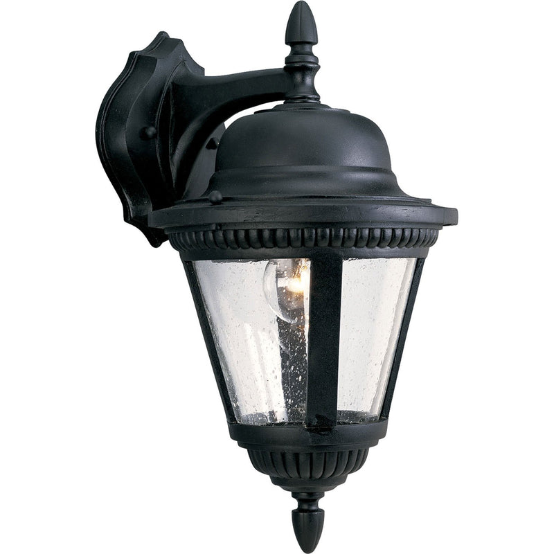Westport Medium Outdoor Wall Lantern in Textured Black