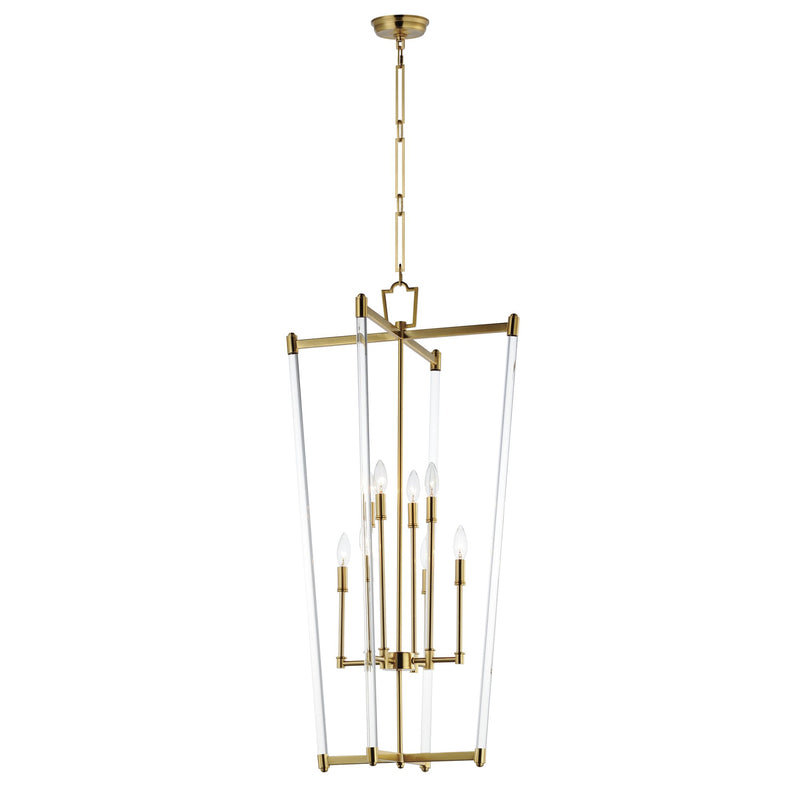 Lucent 21" 8 Light Chandelier in Heritage