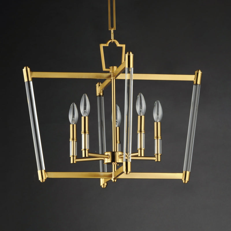 Lucent 5 Light Chandelier in Heritage
