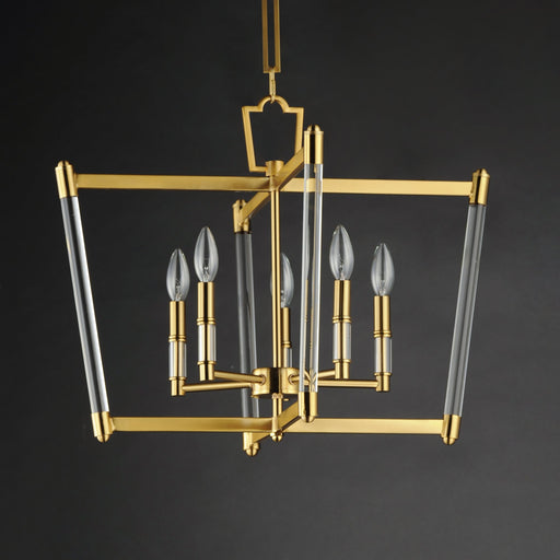 Lucent 5 Light Chandelier in Heritage