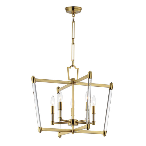 Lucent 5 Light Chandelier in Heritage