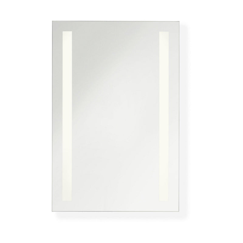 Lustro 24" Lighted Mirror in Might Bright White