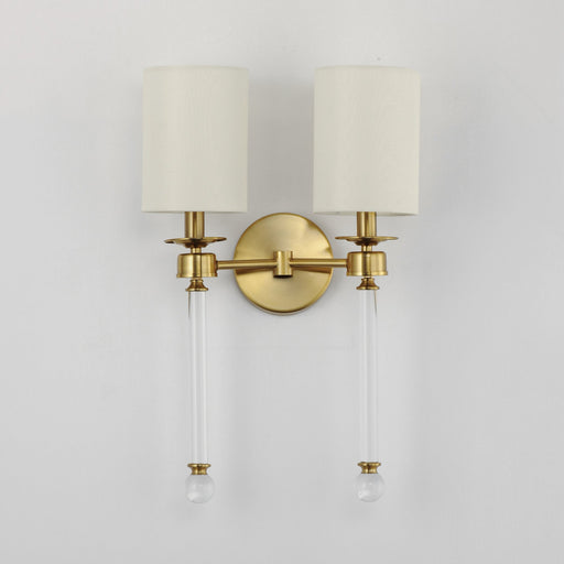 Lucent 2 Light Wall Sconce in Heritage