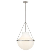 Collins 20" Pendant in Polished Nickel