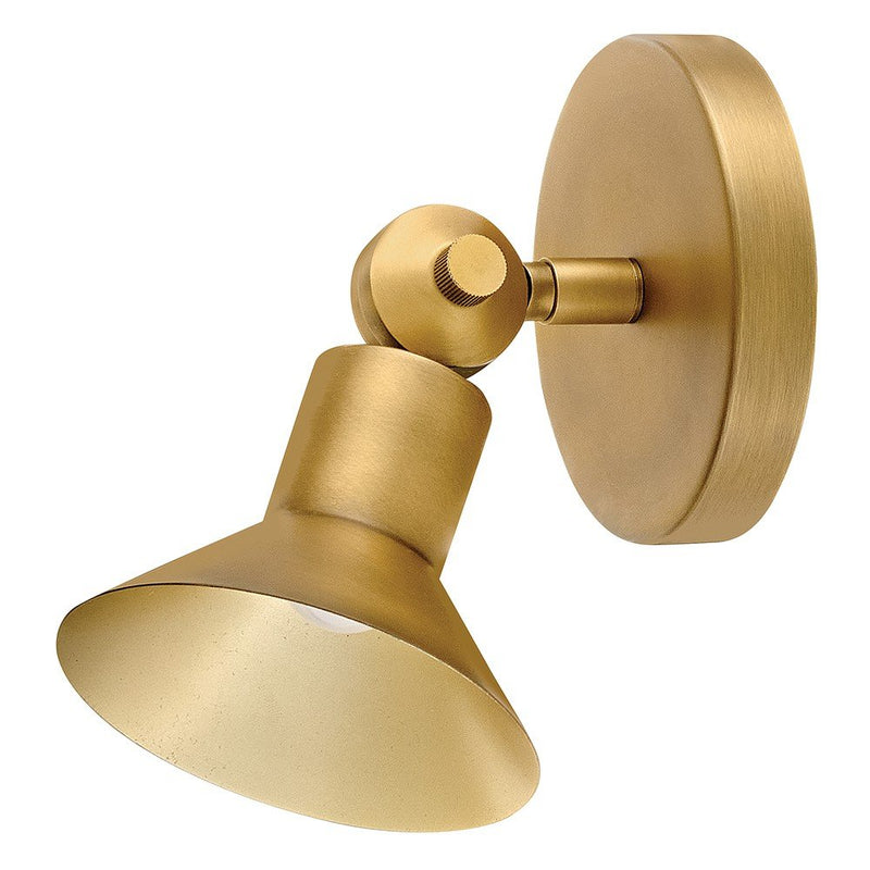 Dom Wall Sconce in Heritage Brass