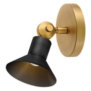 Dom Wall Sconce in Heritage Brass