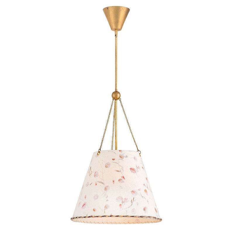 Primrose 3-Light Pendant in Distressed Brass