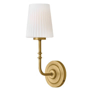 Mckenna Bath Sconce in Lacquered Brass