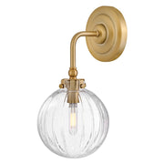 Helene Bath Sconce in Lacquered Brass