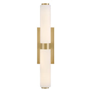 Lottie LED Bath Sconce in Lacquered Brass