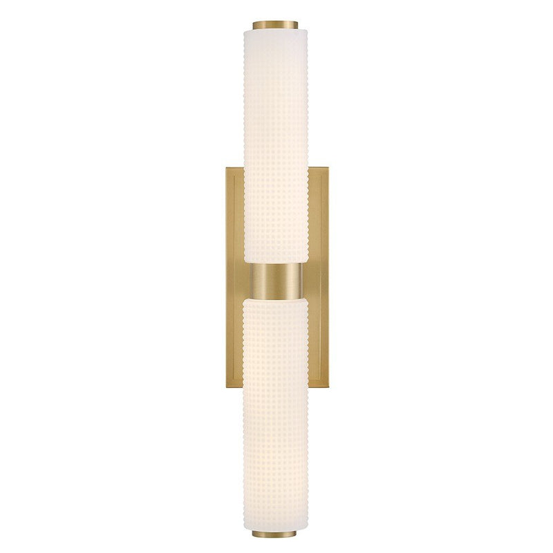 Lottie LED Bath Sconce in Lacquered Brass